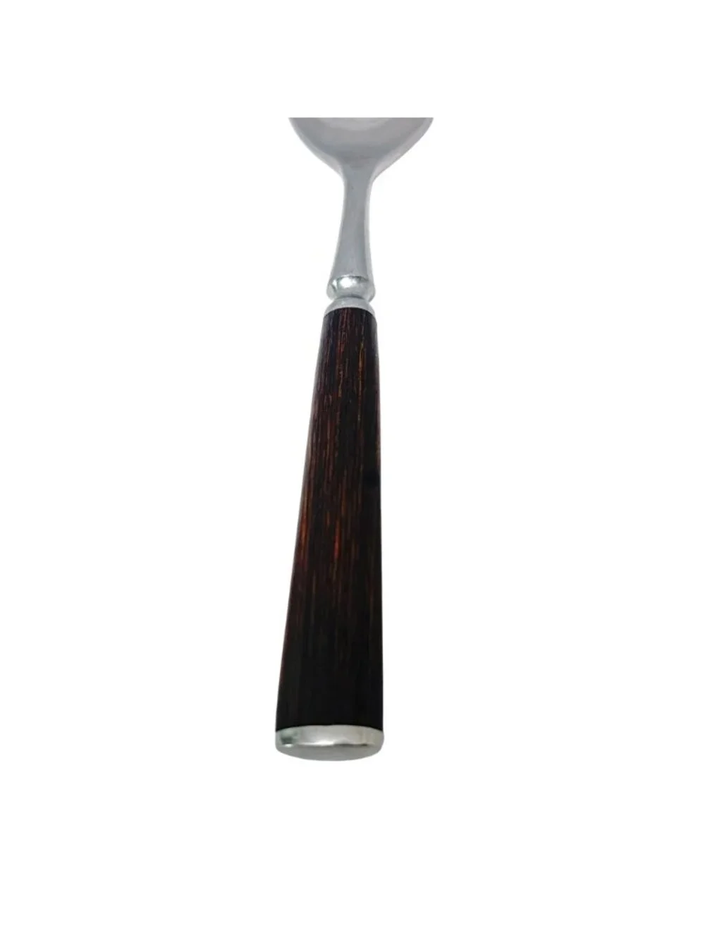 DANSK Anvil Soup Spoon Wood Handle Danish Design Flatware